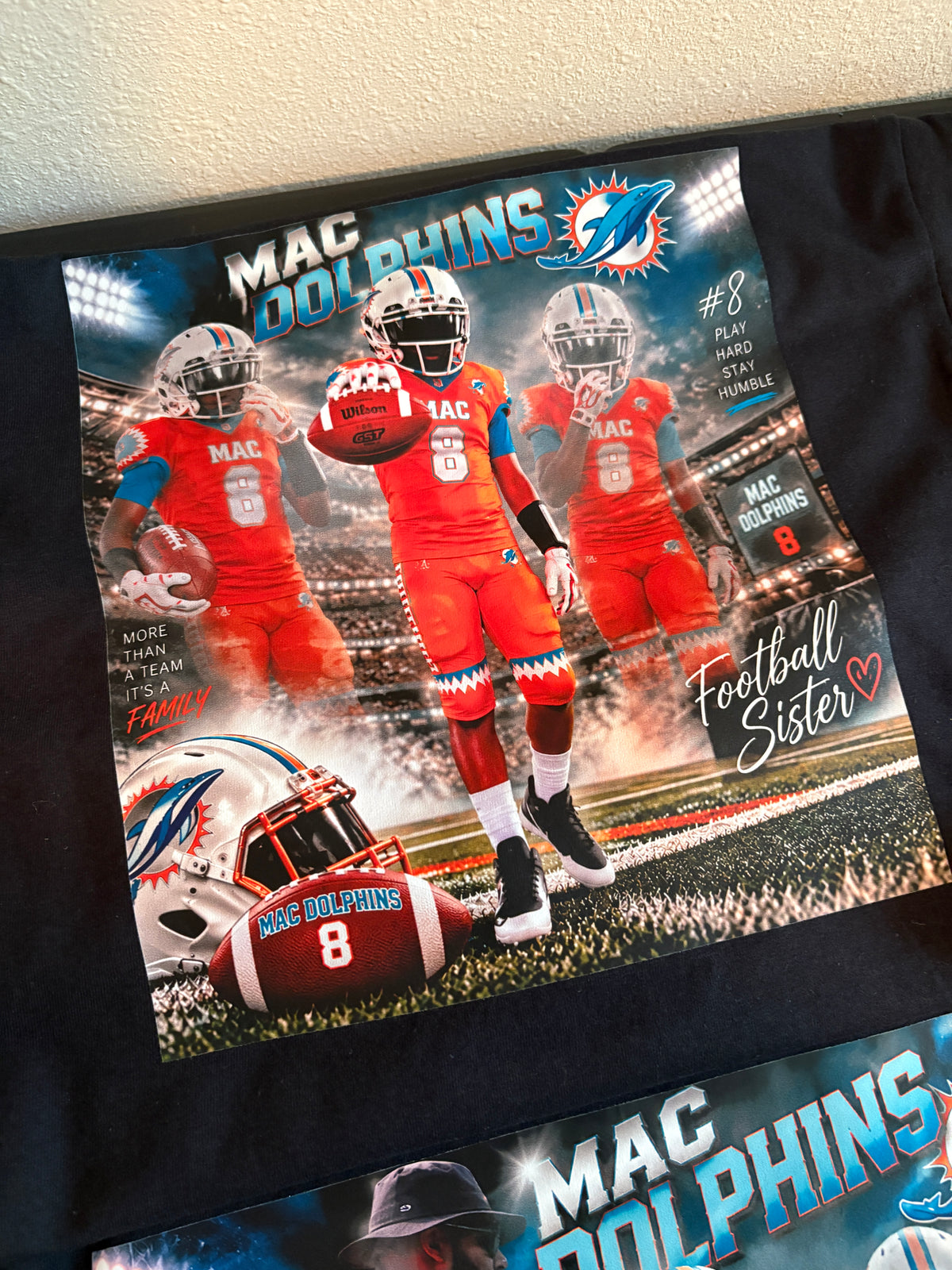 🏈 Custom Football Mom Shirt — Personalized Design