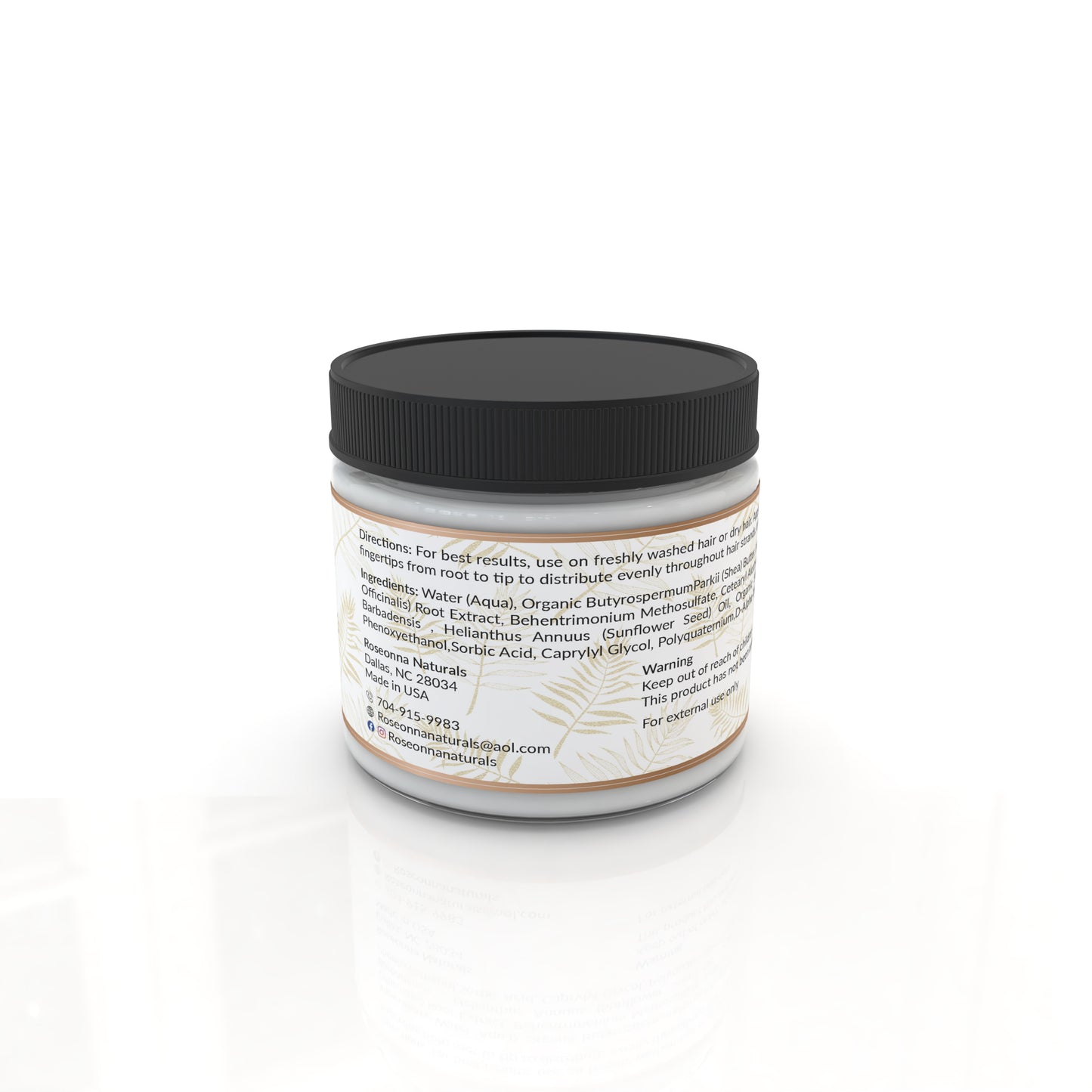 Shea Butter & Aloe Twist Defining Cream - Roseonna Naturals
