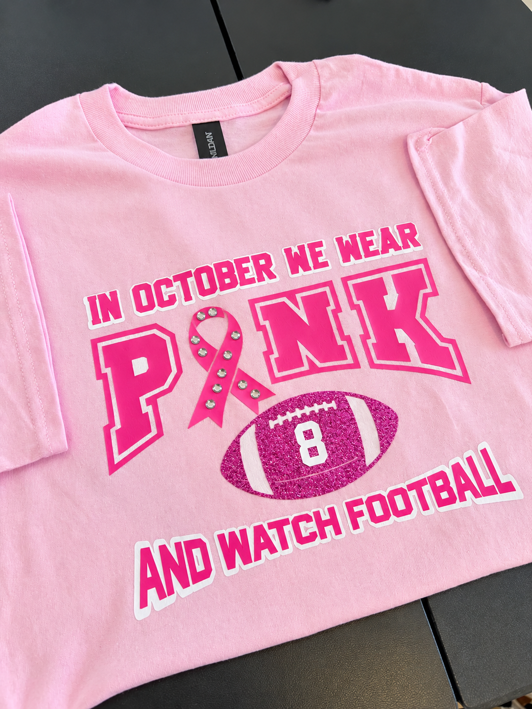 🩷 In October We Wear Pink & Watch Football 🏈