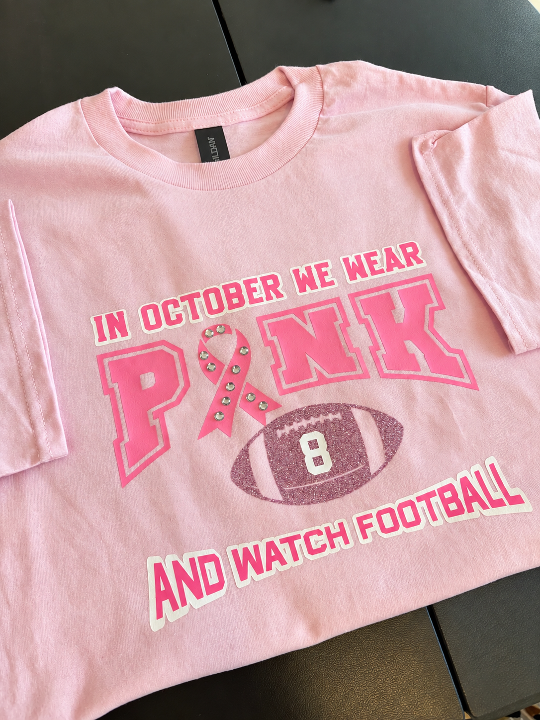 🩷 In October We Wear Pink & Watch Football 🏈