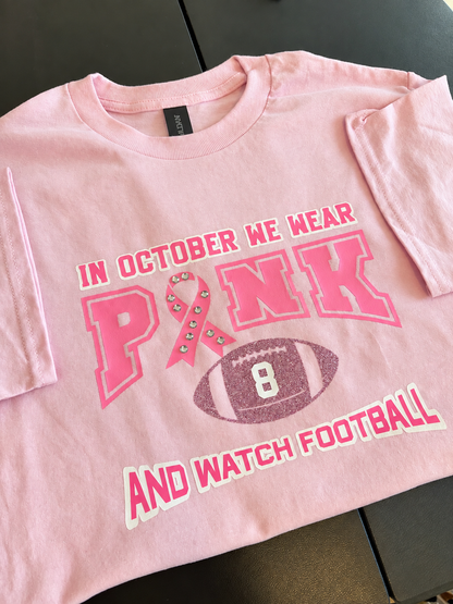 🩷 In October We Wear Pink & Watch Football 🏈