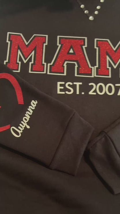 Customized Mama Est. Crewneck
